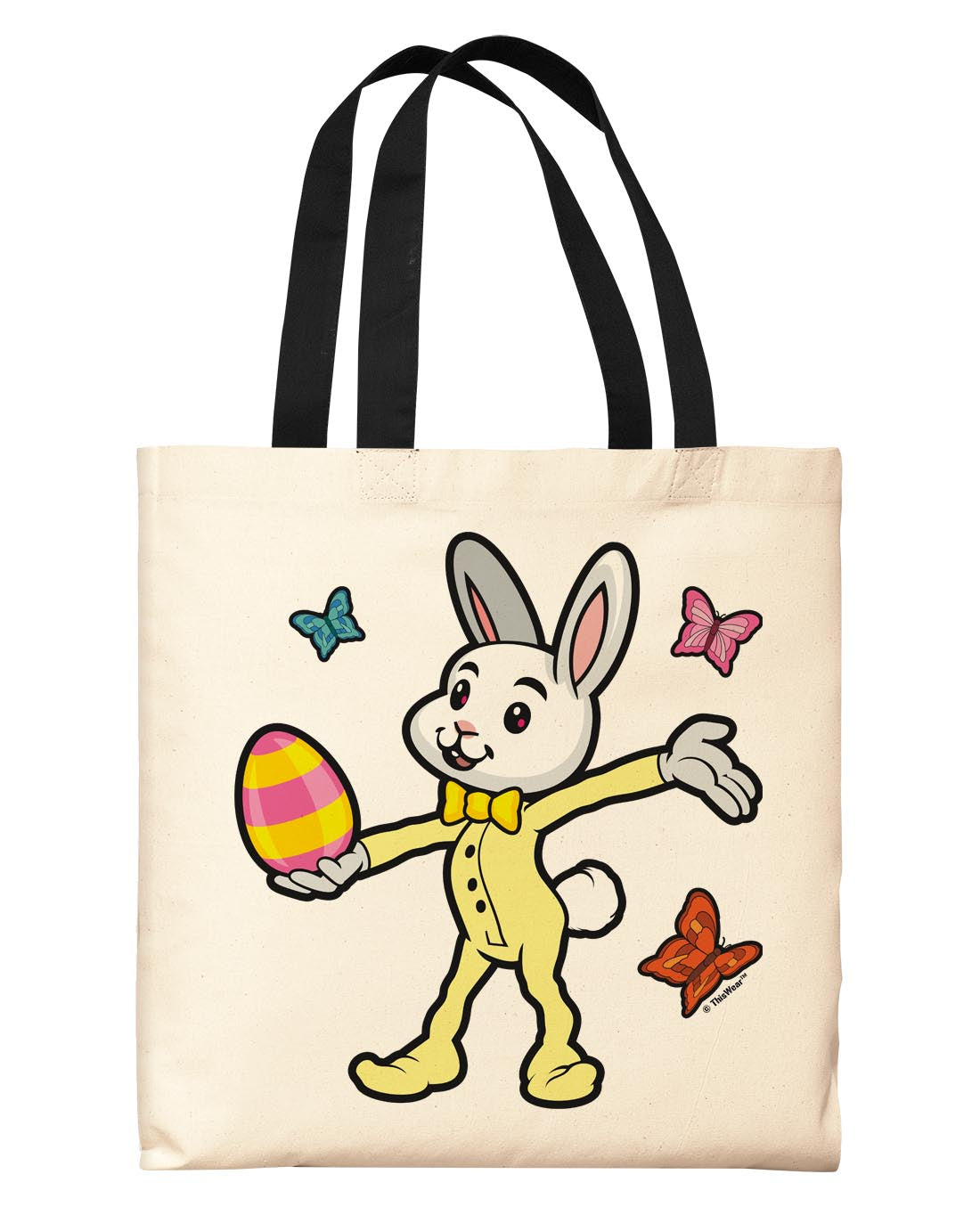 front view of tote bag
