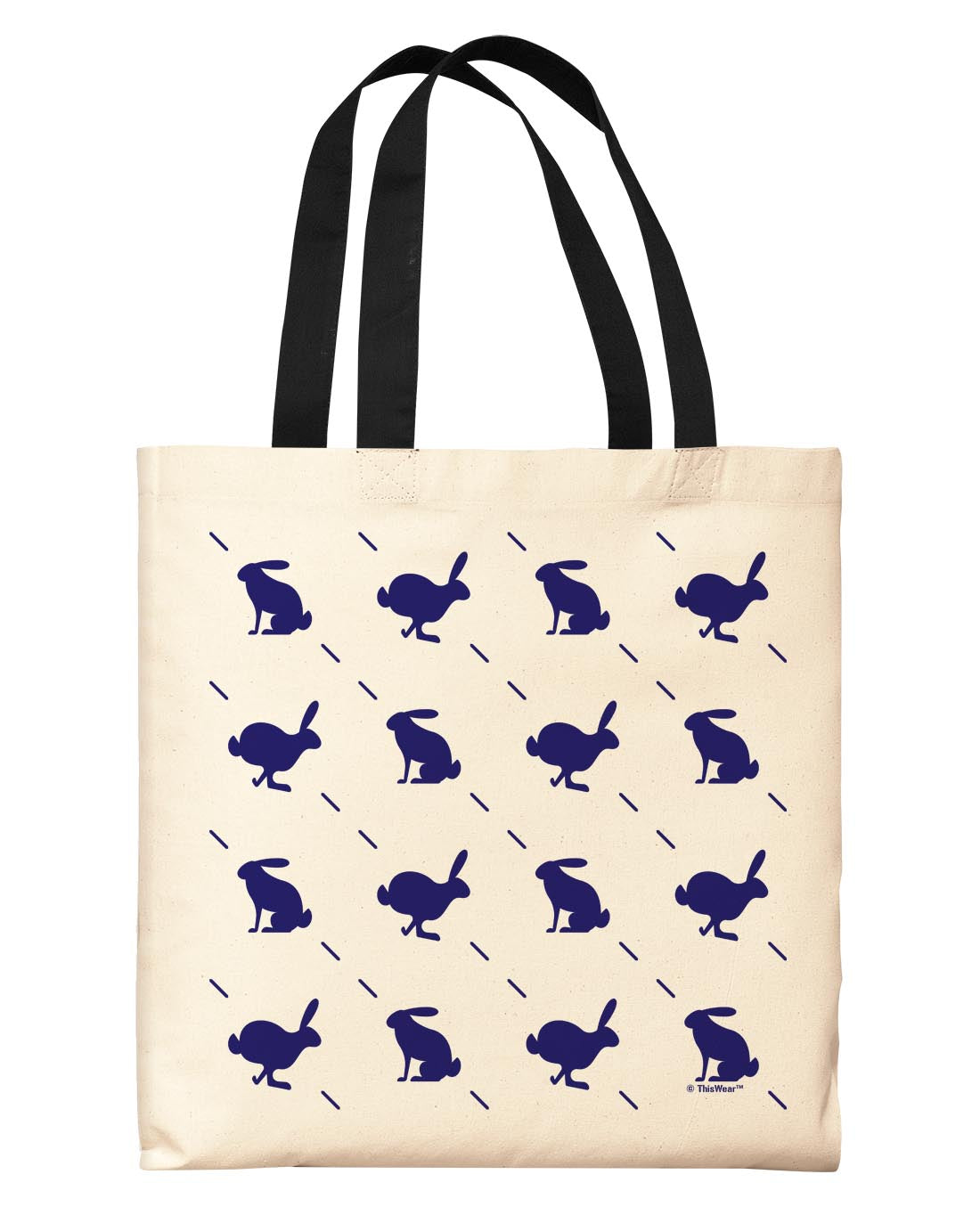 front view of tote bag