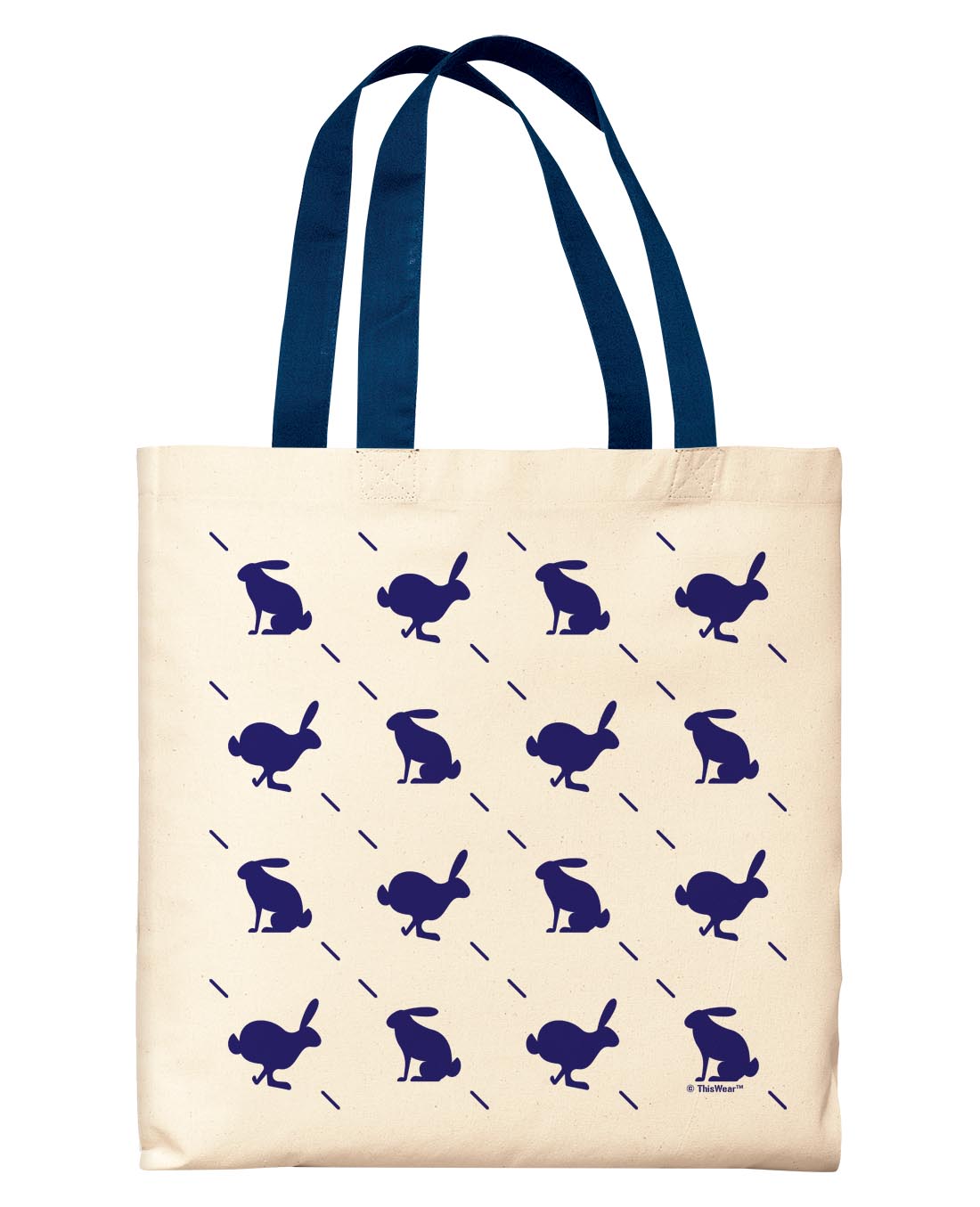 front view of tote bag
