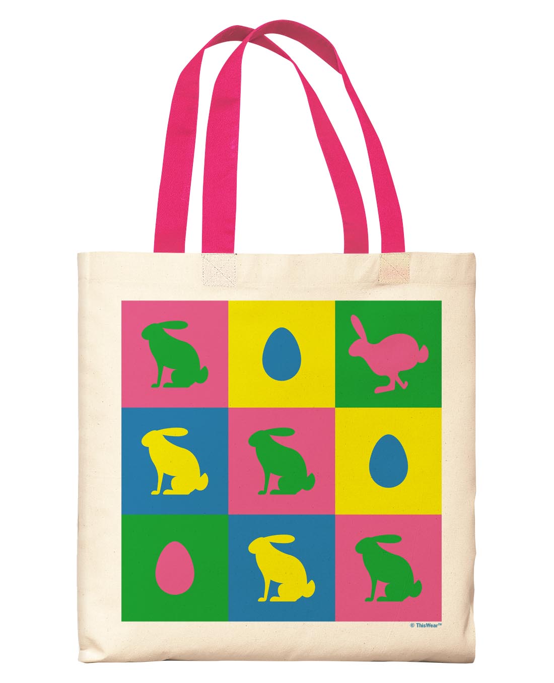 front view of tote bag