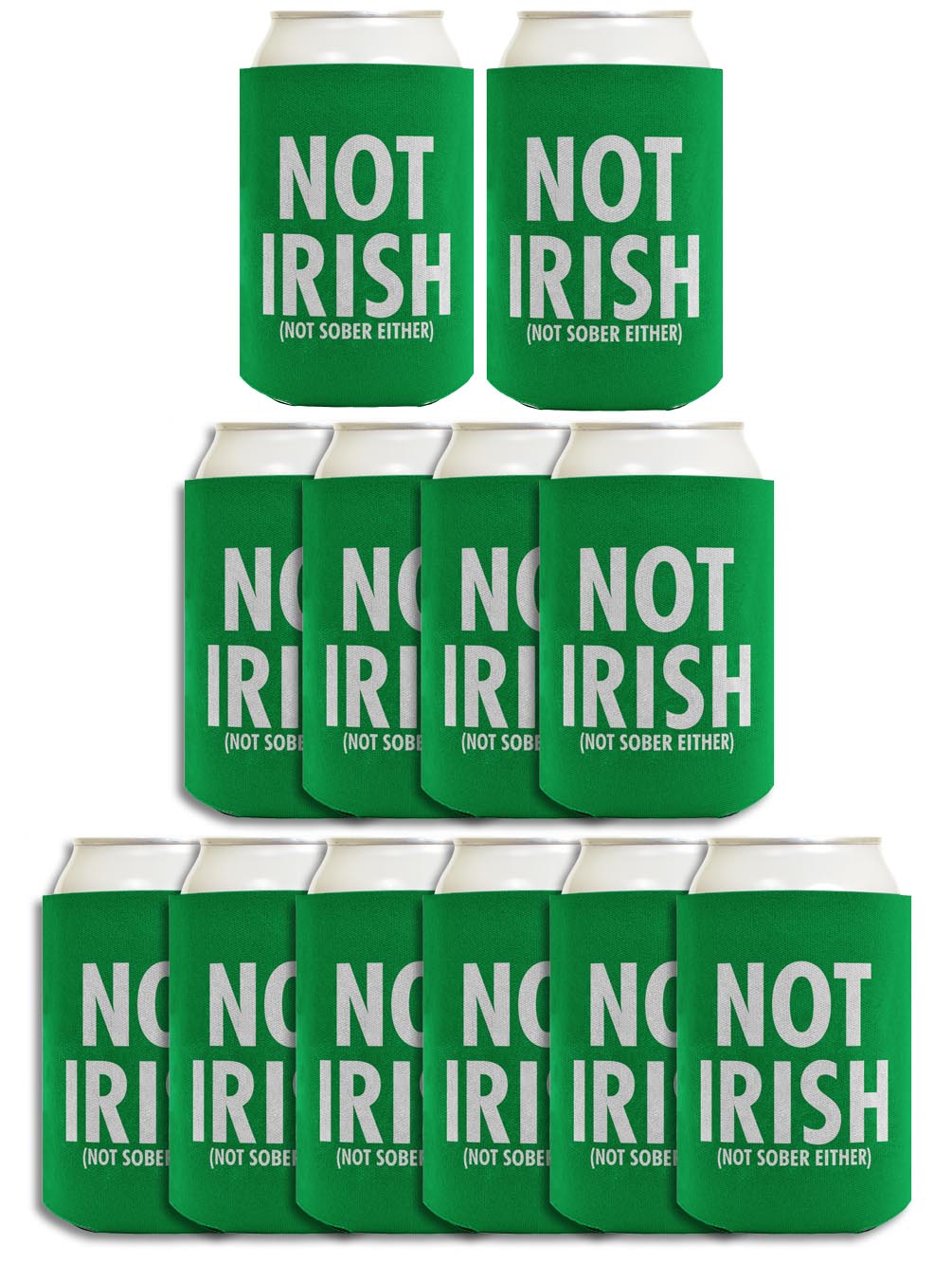 Not Irish Not Sober Standard or Slim Can Thermocooler Drink Sleeve