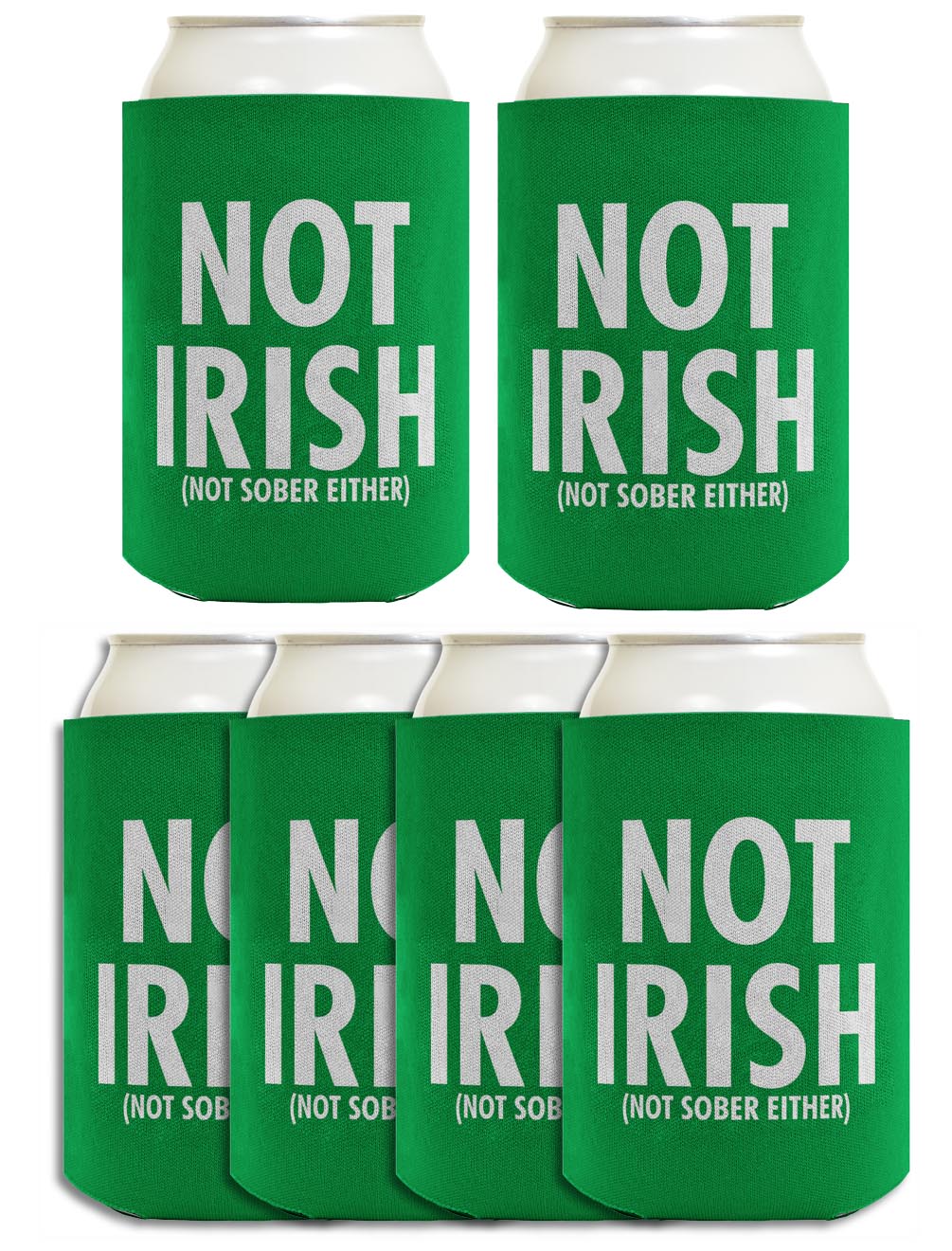 Not Irish Not Sober Standard or Slim Can Thermocooler Drink Sleeve