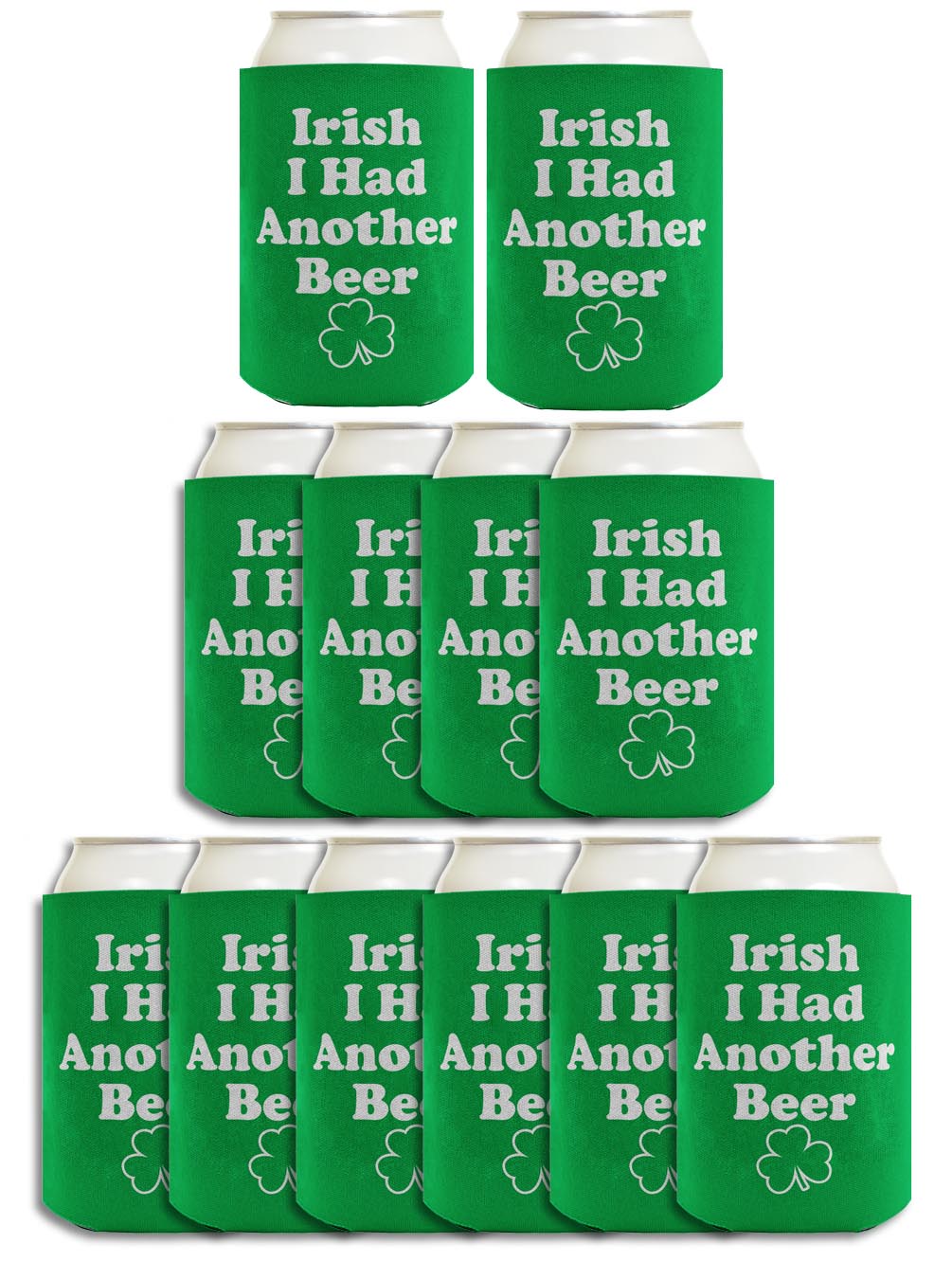 Irish I Had Another Beer Standard or Slim Can Thermocooler Drink Sleeve