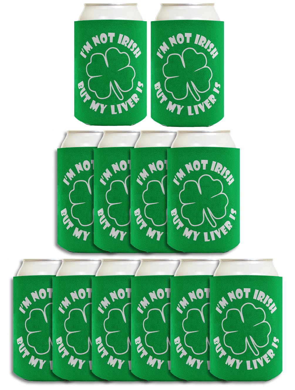 I'm Not Irish But My Liver Is Standard or Slim Can Thermocooler Drink Sleeve