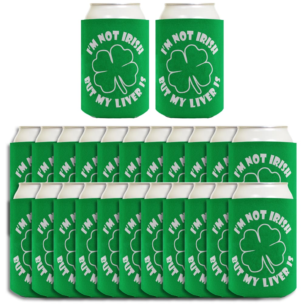I'm Not Irish But My Liver Is Standard or Slim Can Thermocooler Drink Sleeve