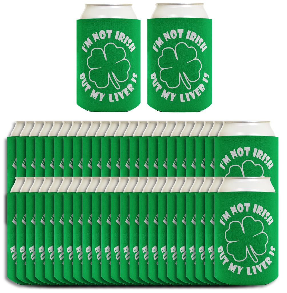 I'm Not Irish But My Liver Is Standard or Slim Can Thermocooler Drink Sleeve