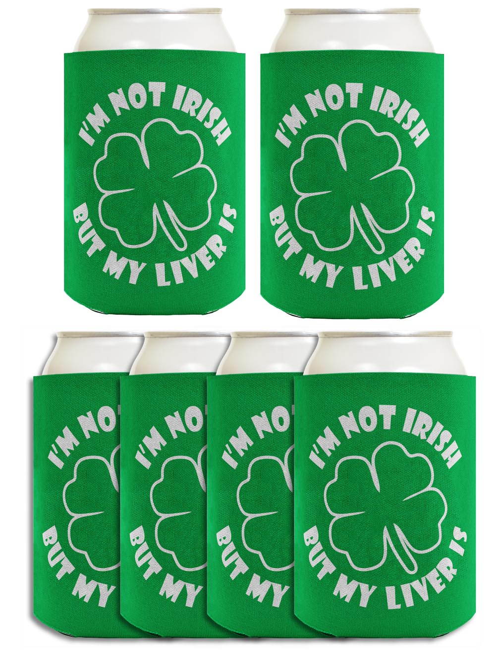 I'm Not Irish But My Liver Is Standard or Slim Can Thermocooler Drink Sleeve