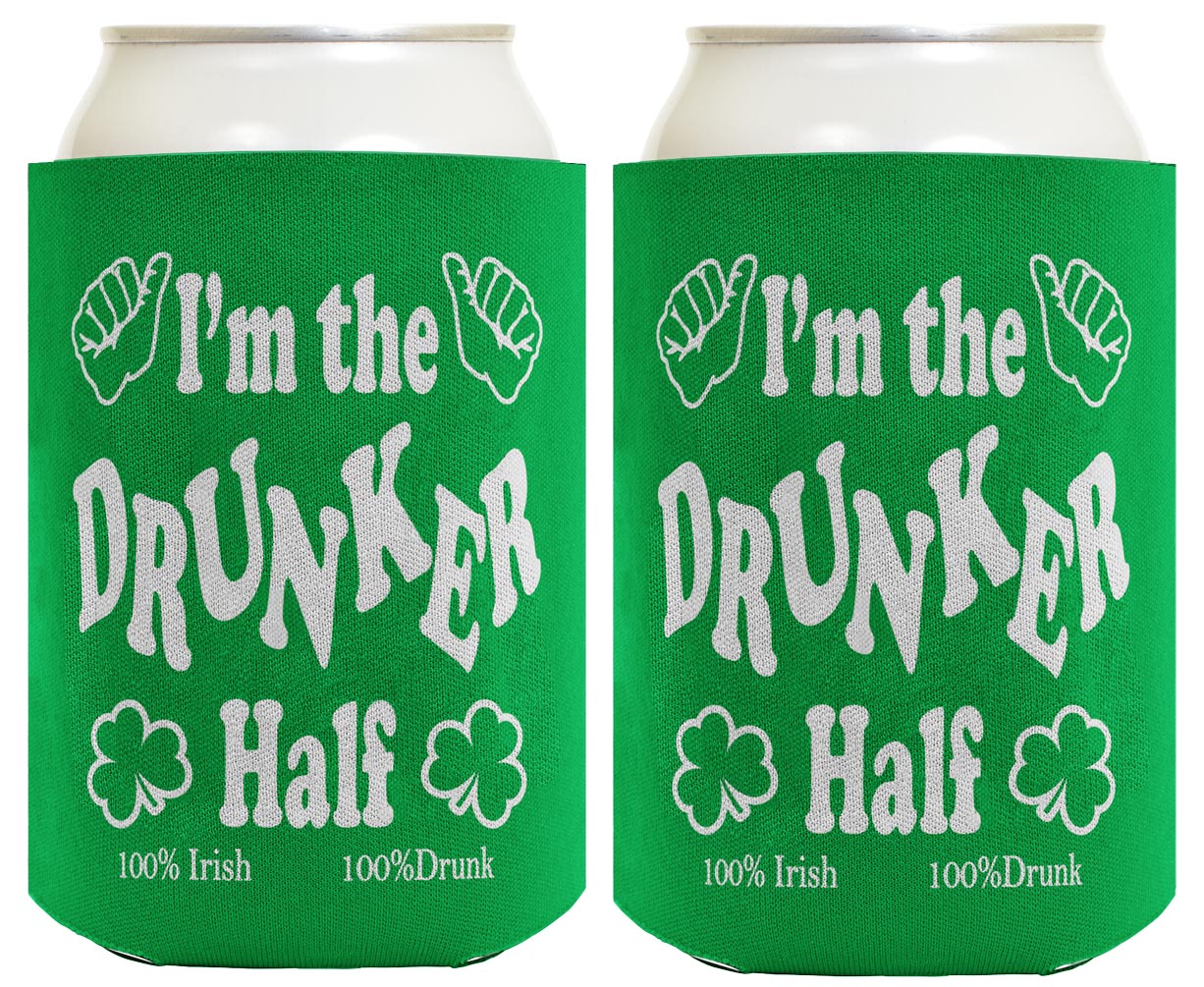 I'm the Drunker Half Standard or Slim Can Thermocooler Drink Sleeve