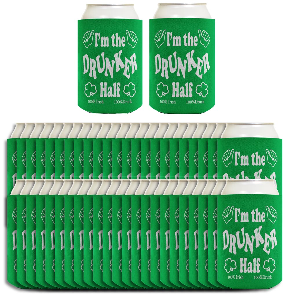 I'm the Drunker Half Standard or Slim Can Thermocooler Drink Sleeve