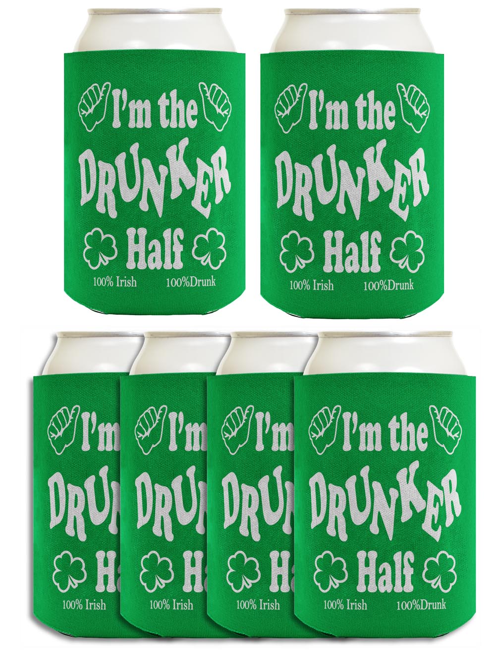 I'm the Drunker Half Standard or Slim Can Thermocooler Drink Sleeve
