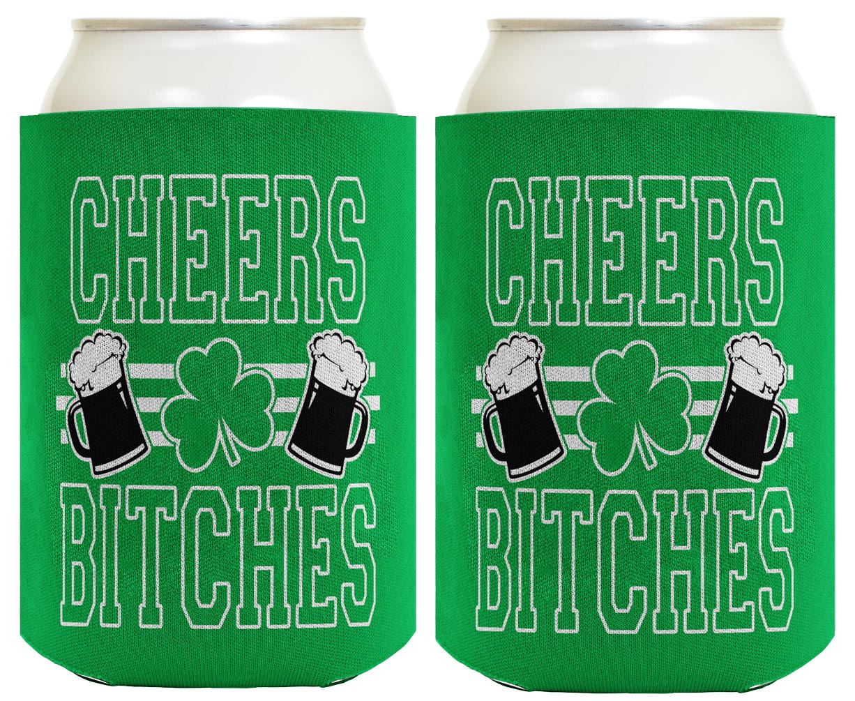 Cheers Bitches Standard or Slim Can Thermocooler Drink Sleeve
