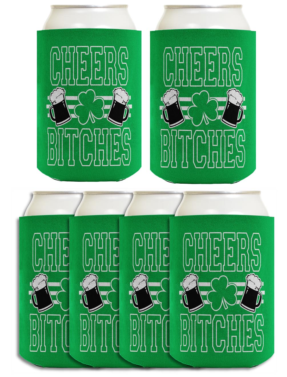 Cheers Bitches Standard or Slim Can Thermocooler Drink Sleeve