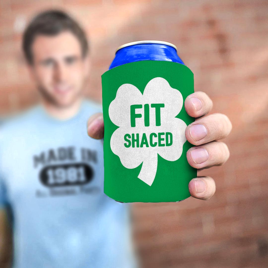 man holding drink sleeve