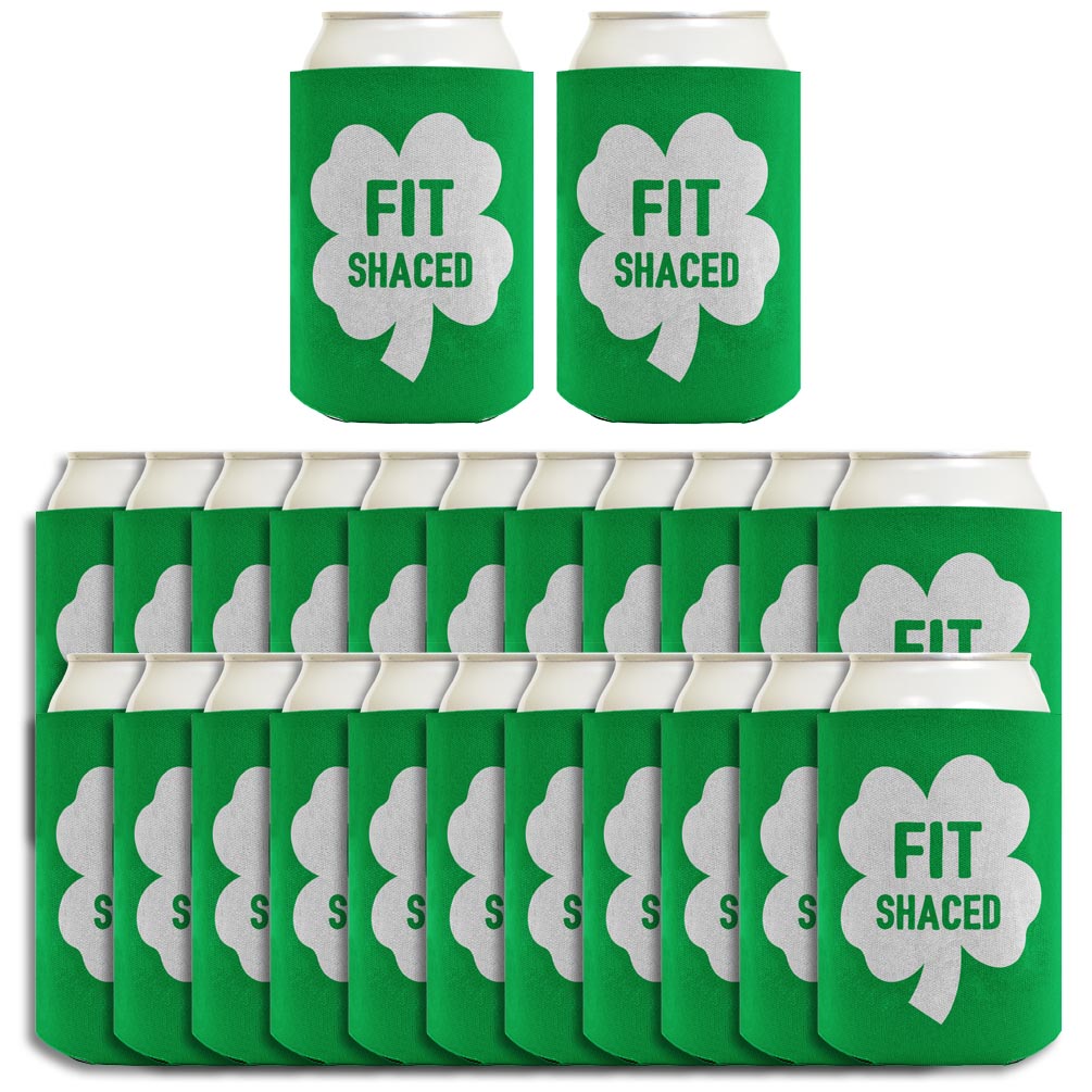 Shamrock Fit Shaced Standard or Slim Can Thermocooler Drink Sleeve