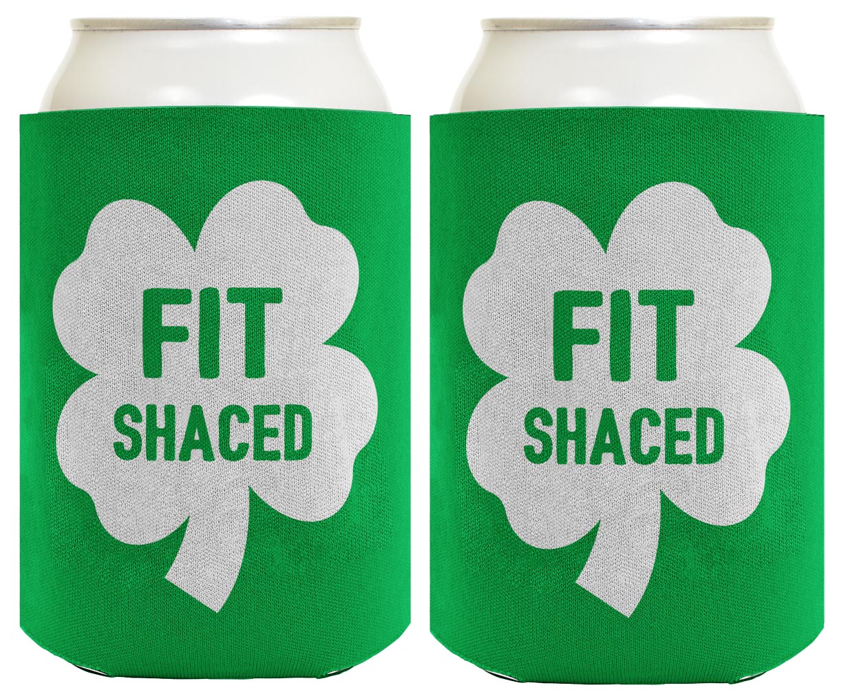 Shamrock Fit Shaced Standard or Slim Can Thermocooler Drink Sleeve