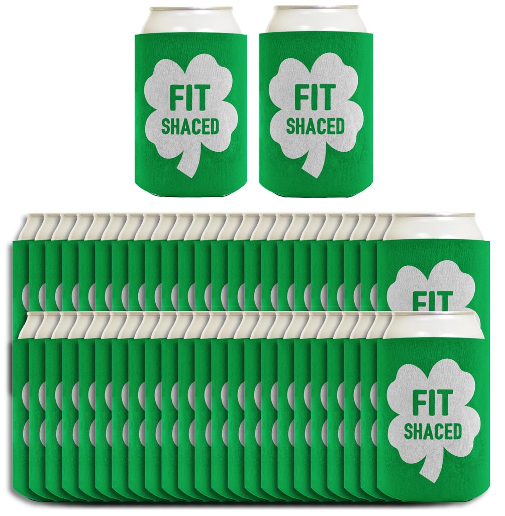 Shamrock Fit Shaced Standard or Slim Can Thermocooler Drink Sleeve