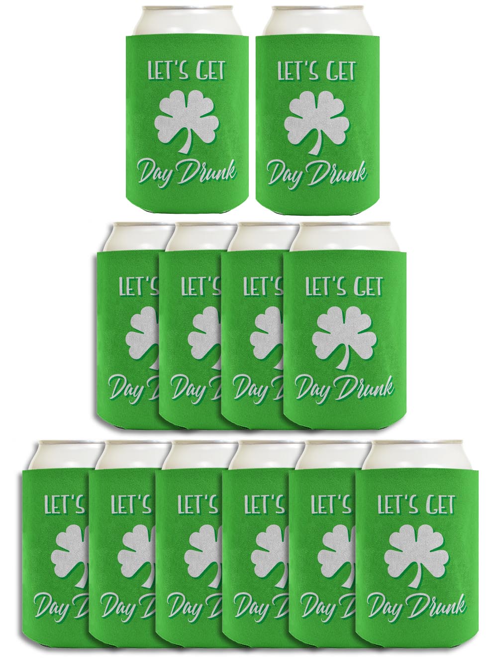 Let's Get Day Drunk Standard or Slim Can Thermocooler Drink Sleeve