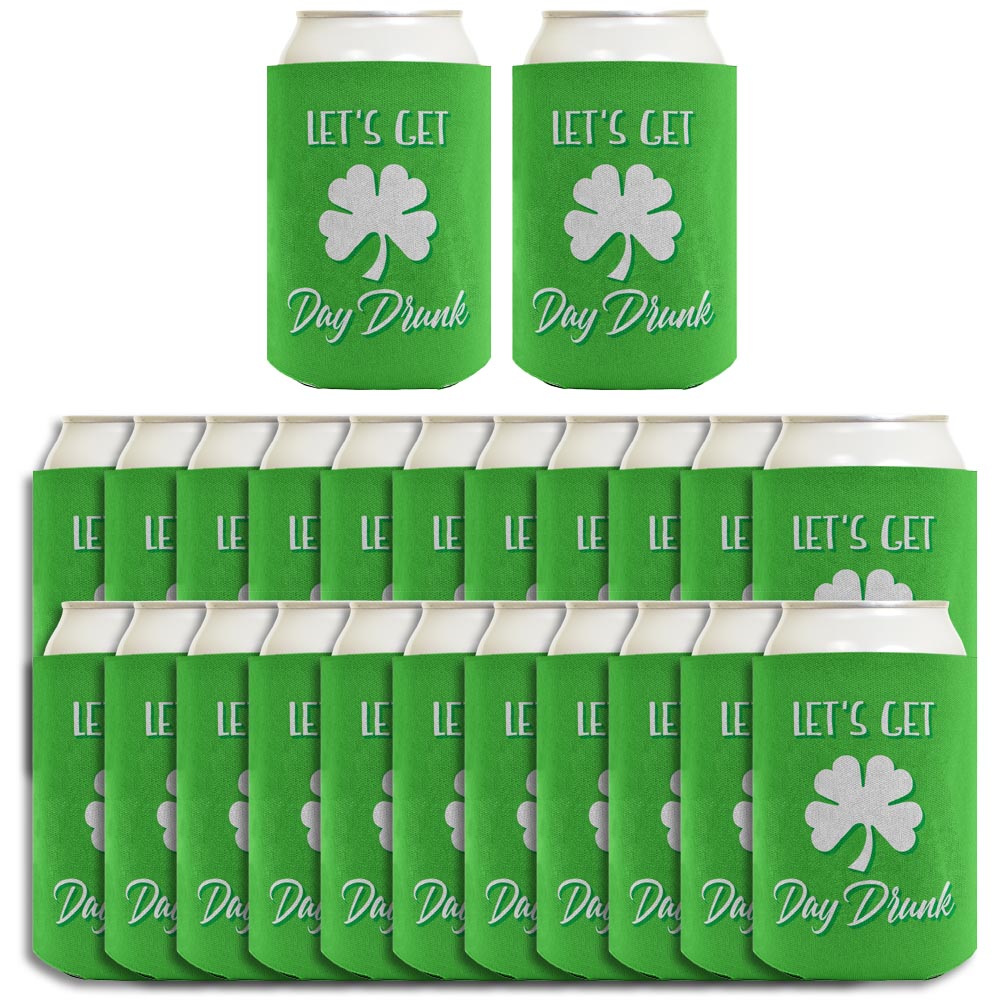 Let's Get Day Drunk Standard or Slim Can Thermocooler Drink Sleeve