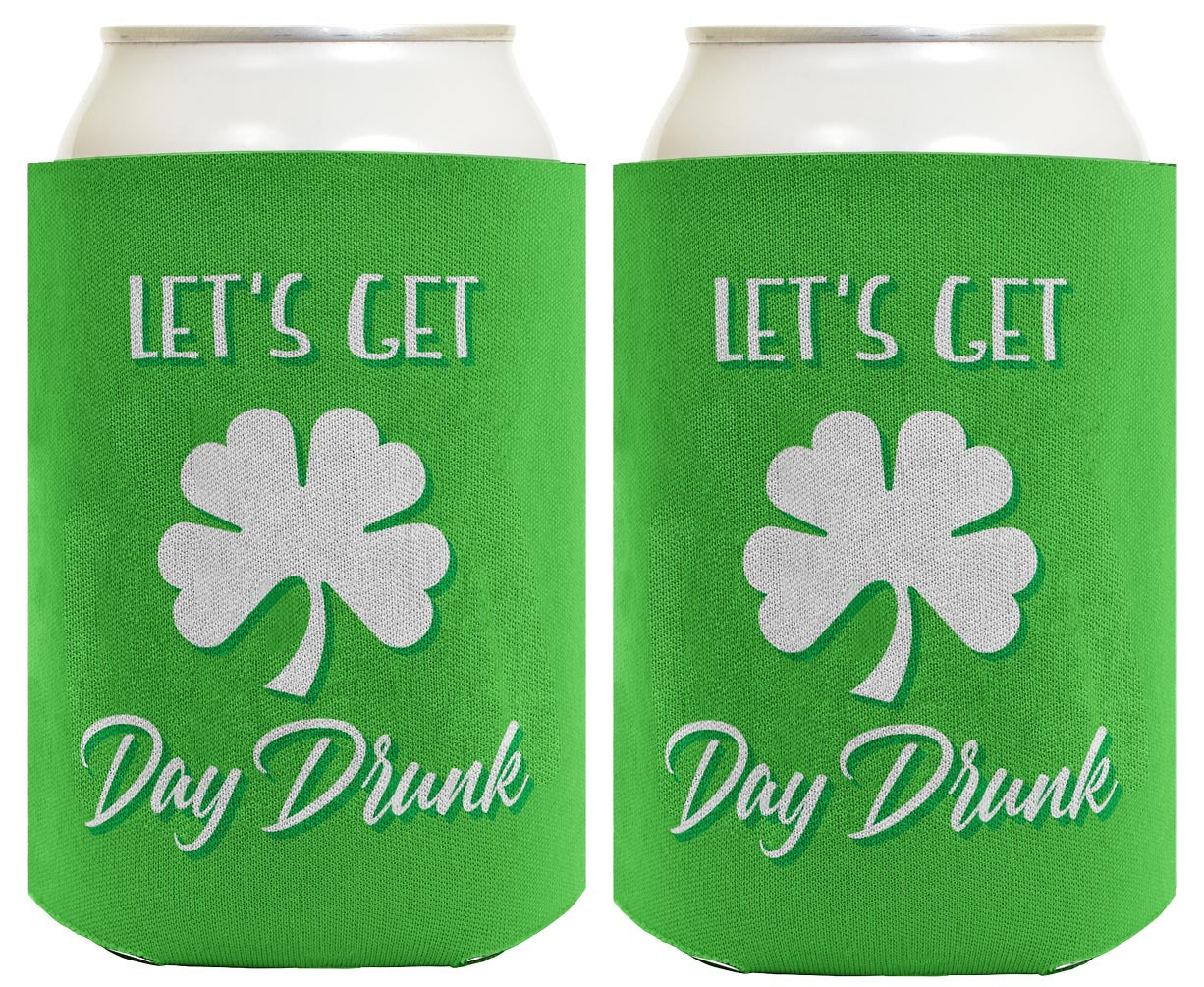 Let's Get Day Drunk Standard or Slim Can Thermocooler Drink Sleeve