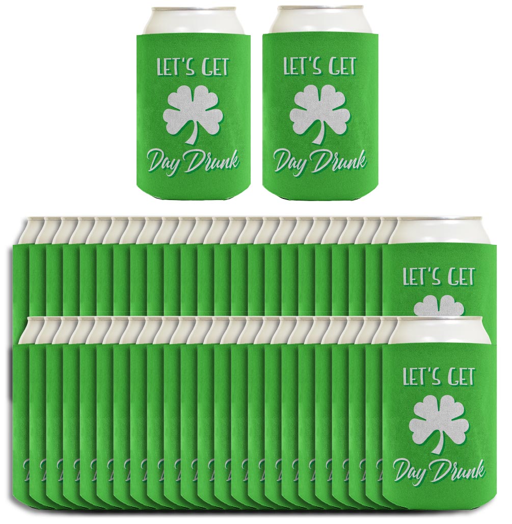 Let's Get Day Drunk Standard or Slim Can Thermocooler Drink Sleeve