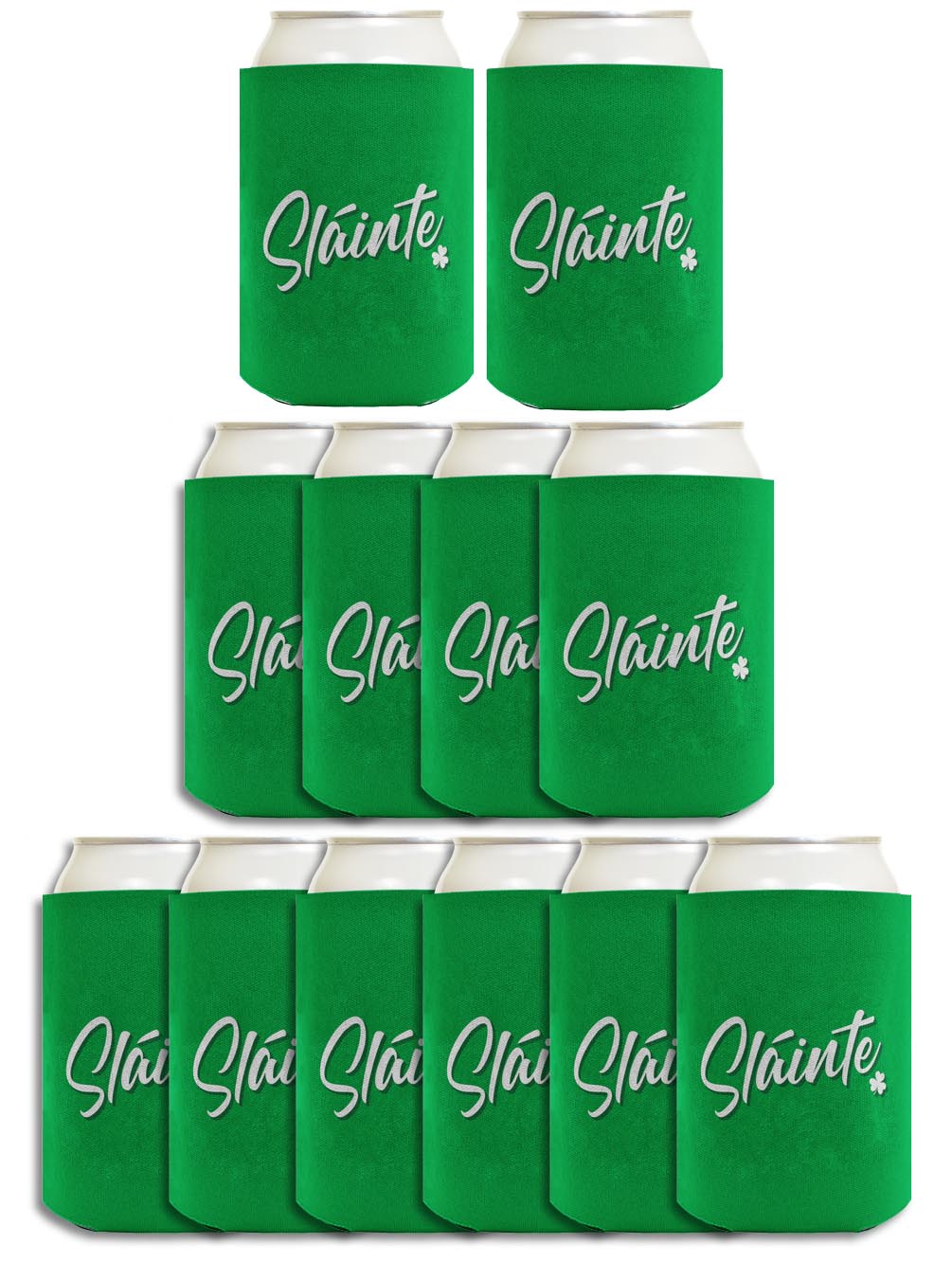 St Patricks Day Sliante Standard or Slim Can Thermocooler Drink Sleeve