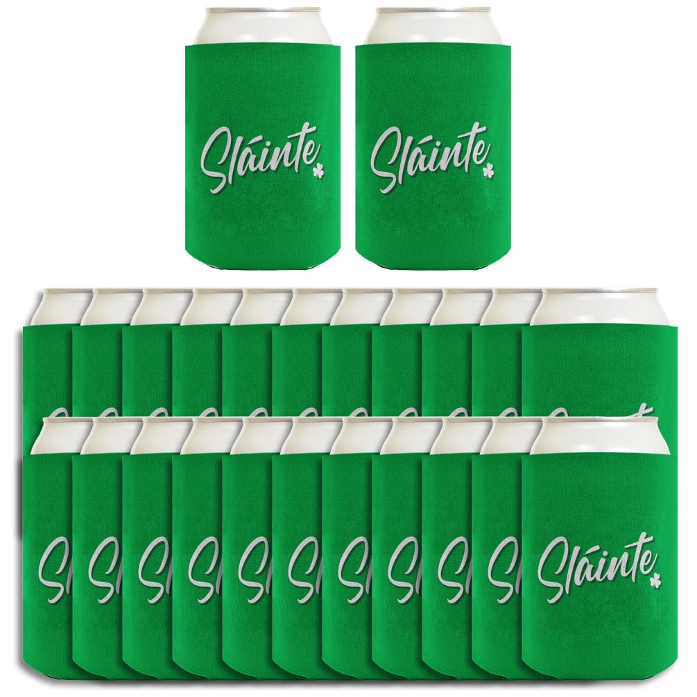 St Patricks Day Sliante Standard or Slim Can Thermocooler Drink Sleeve