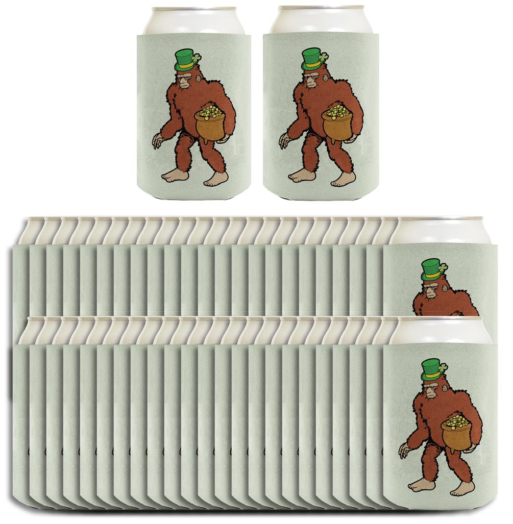 Sasquatch Leprechaun Standard or Slim Can Thermocooler Drink Sleeve