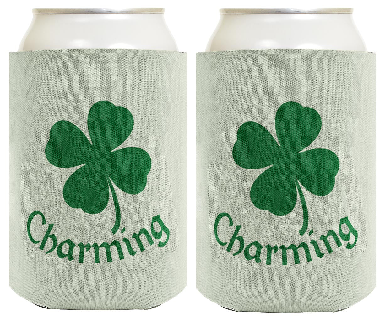 St Patricks Lucky Charming Standard or Slim Can Thermocooler Drink Sleeve