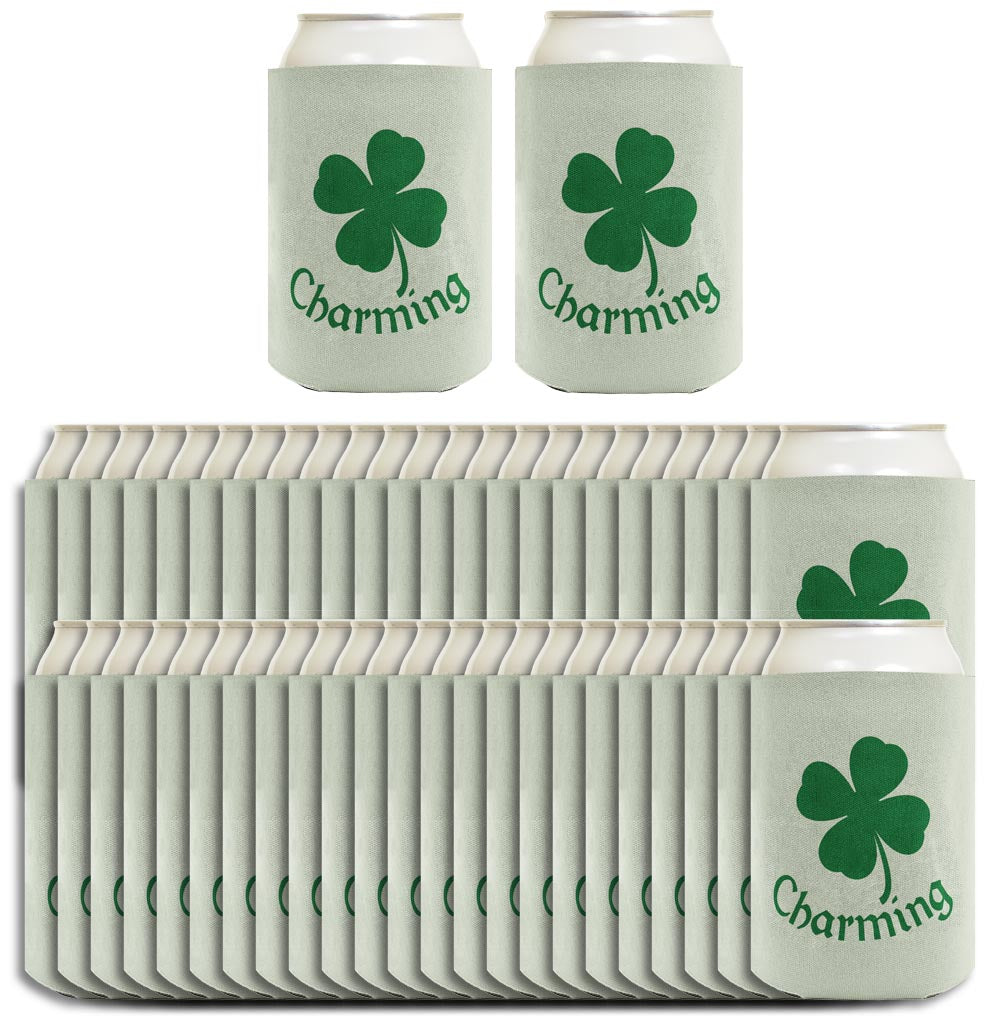 St Patricks Lucky Charming Standard or Slim Can Thermocooler Drink Sleeve