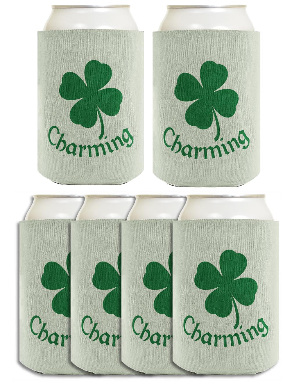 St Patricks Lucky Charming Standard or Slim Can Thermocooler Drink Sleeve