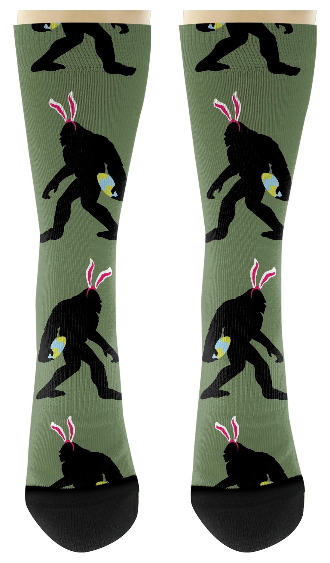 front view of a pair of socks
