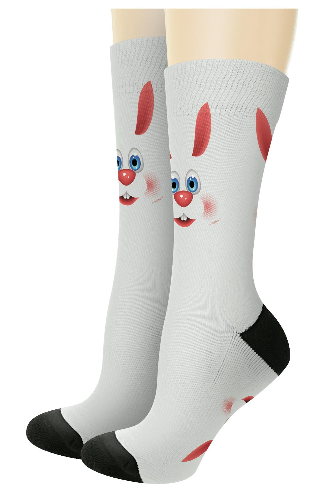 left side of a pair of socks