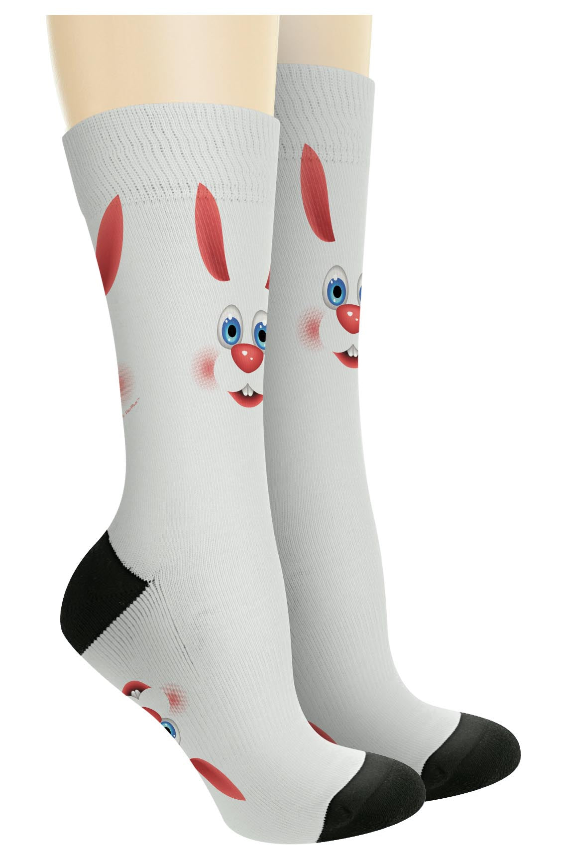 right side of a pair of socks