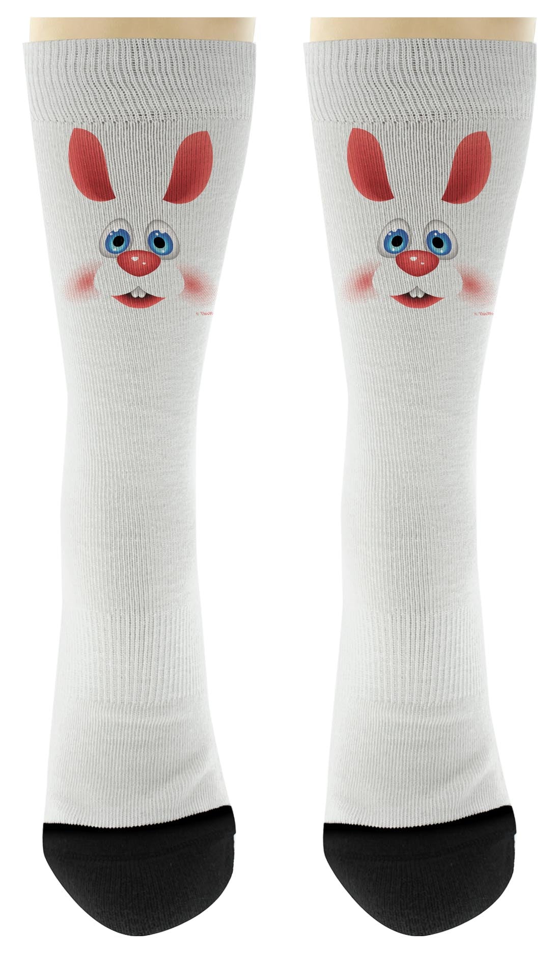 front view of a pair of socks
