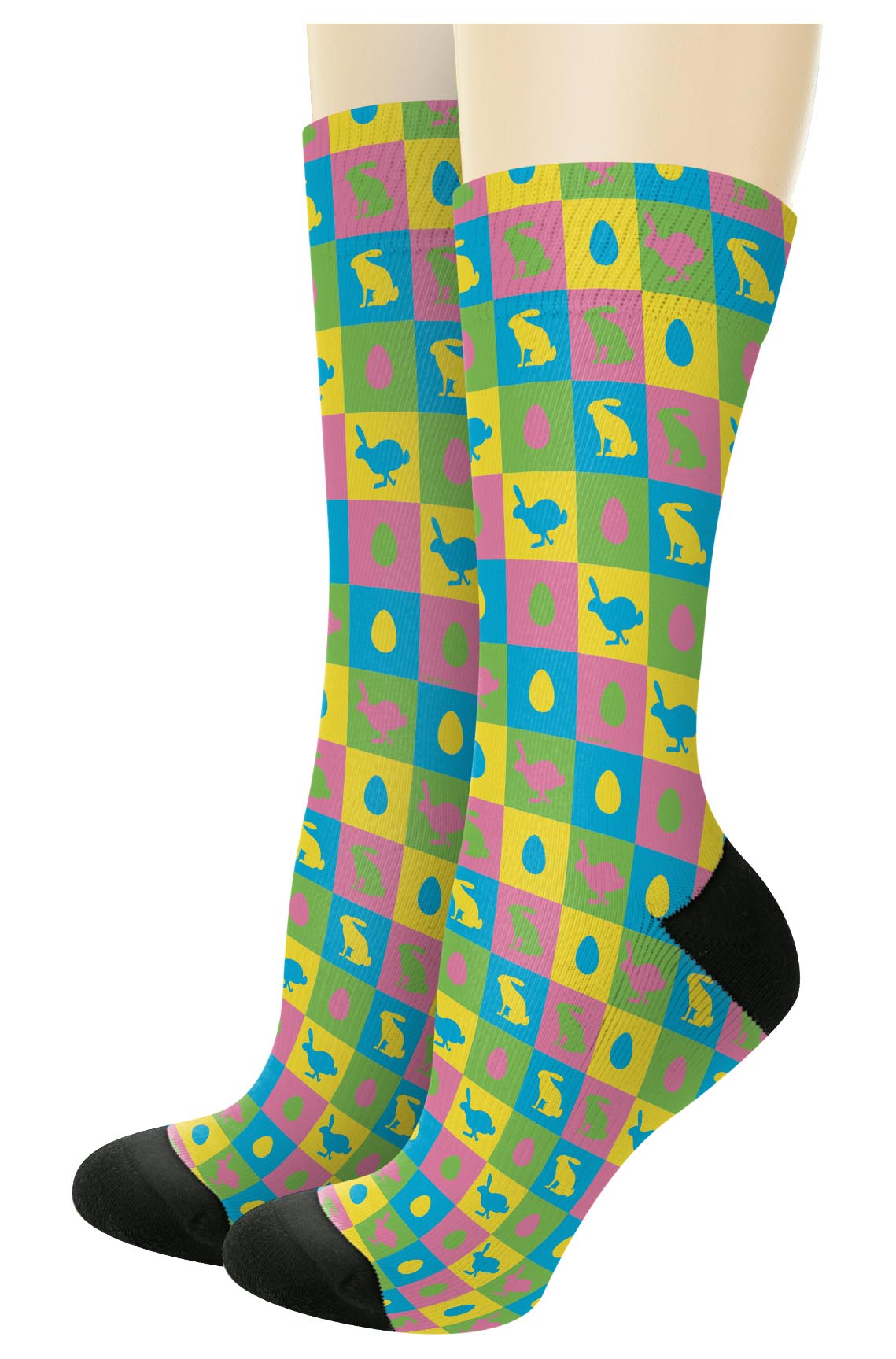 left side of a pair of socks
