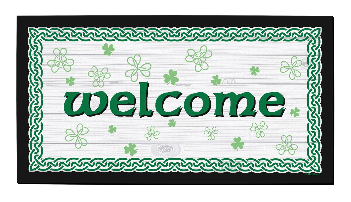 top view of a doormat