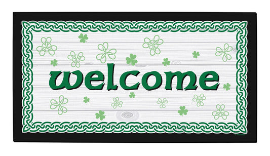 top view of a doormat