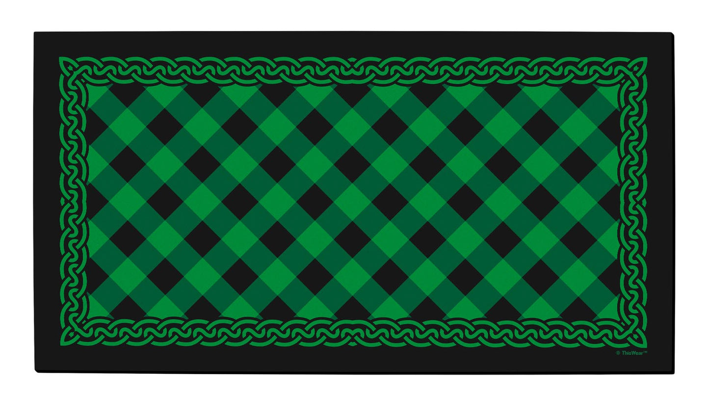 top view of a doormat