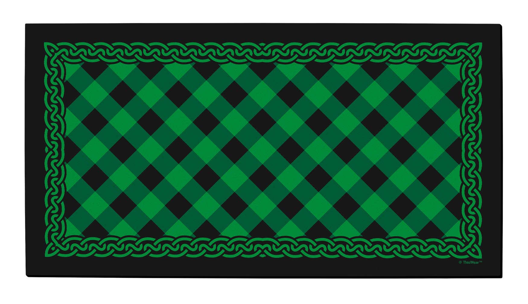 top view of a doormat