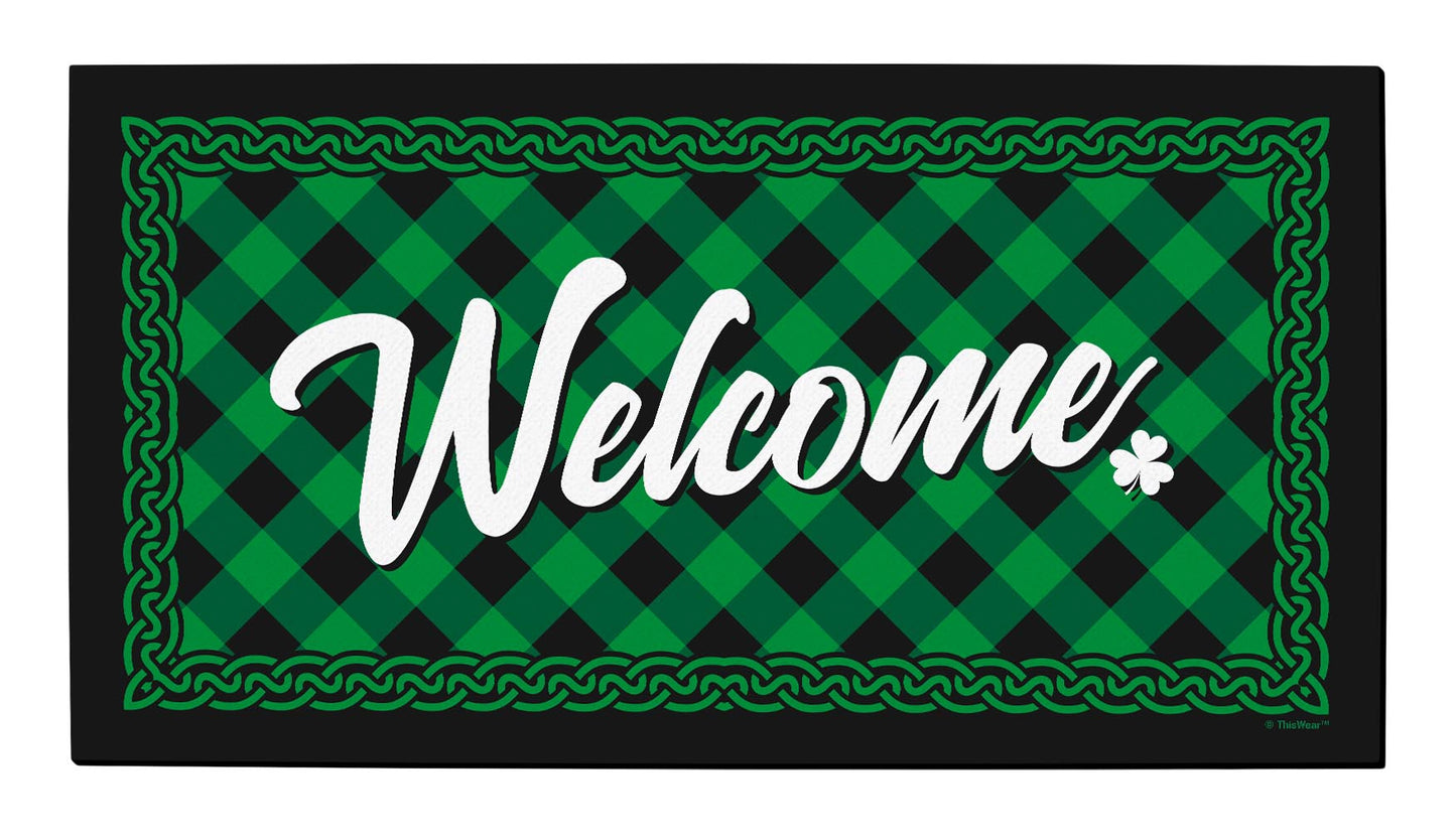 top view of a doormat
