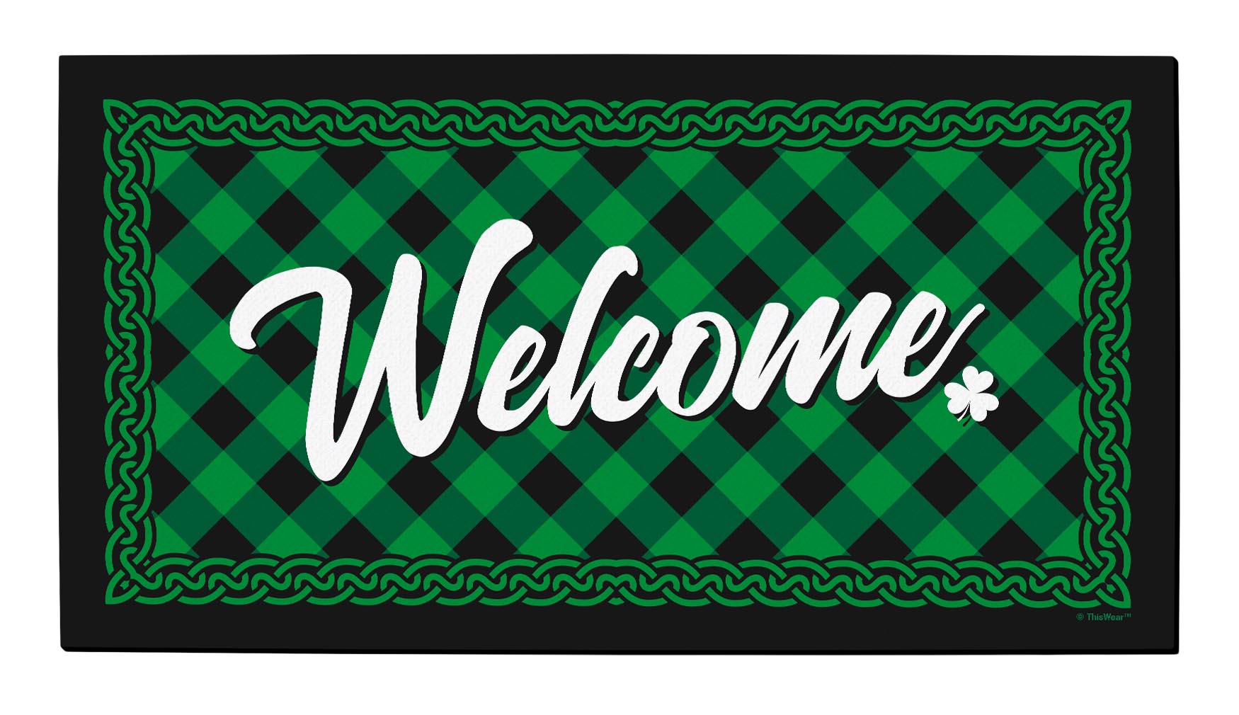 top view of a doormat