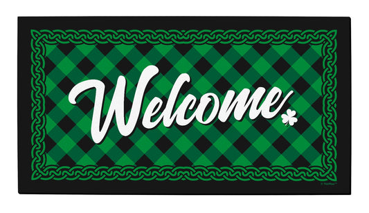 top view of a doormat