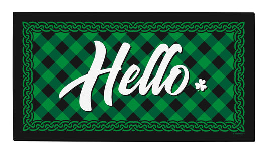 top view of a doormat