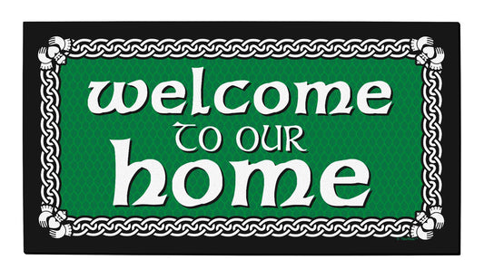 top view of a doormat