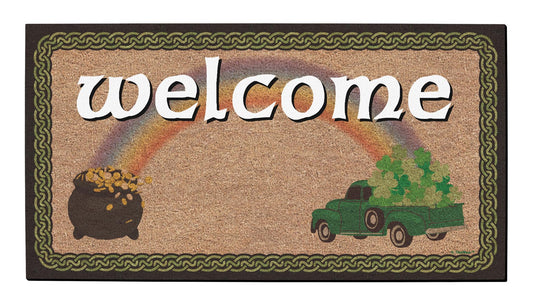 top view of a doormat