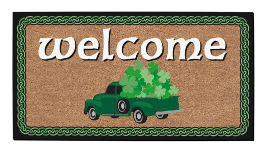 top view of a doormat
