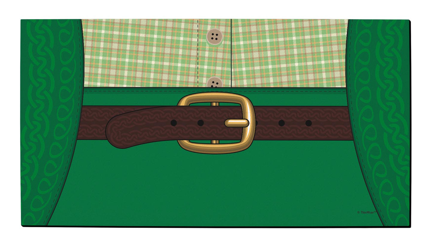 top view of a doormat