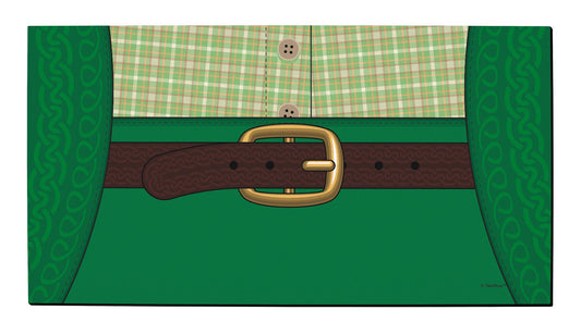 top view of a doormat