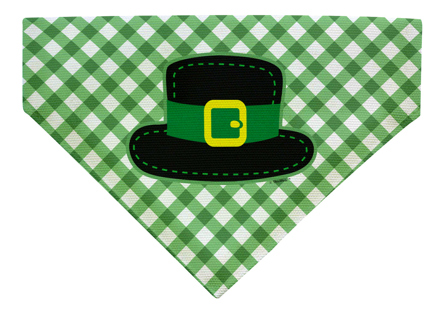 front view of dog scarf