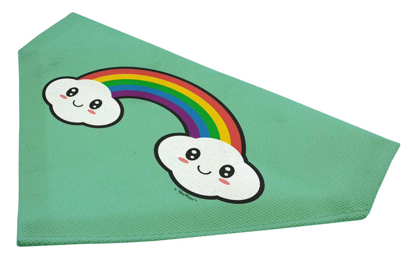angle view of dog scarf